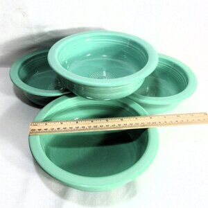 VINTAGE FIESTA WARE "NAPPY" SERVING BOWLS OR LARGE SOUP BOWLS 8.5" EXCEL. COND.